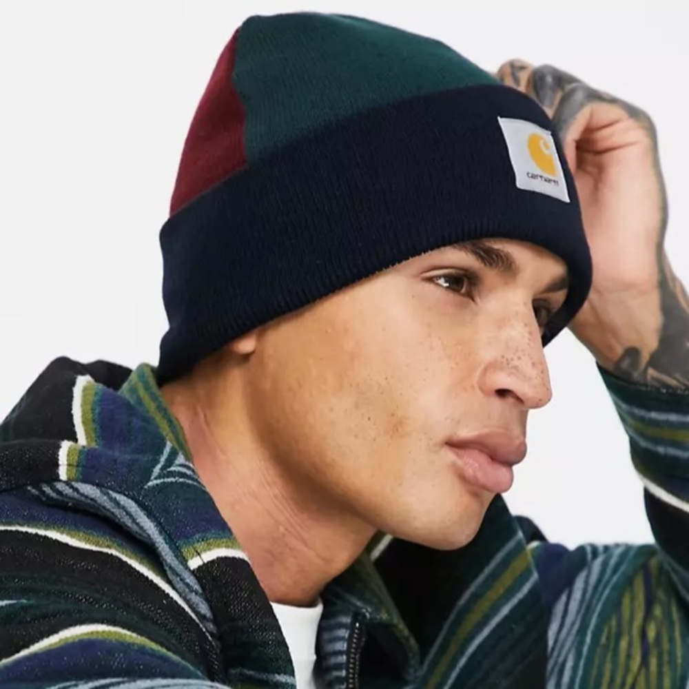 Carhartt WIP Triple Colorblock Beanie Cap